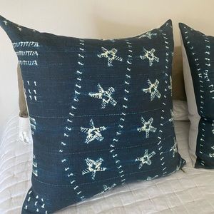St. Frank Textiles Indigo Pillow Shams 26”